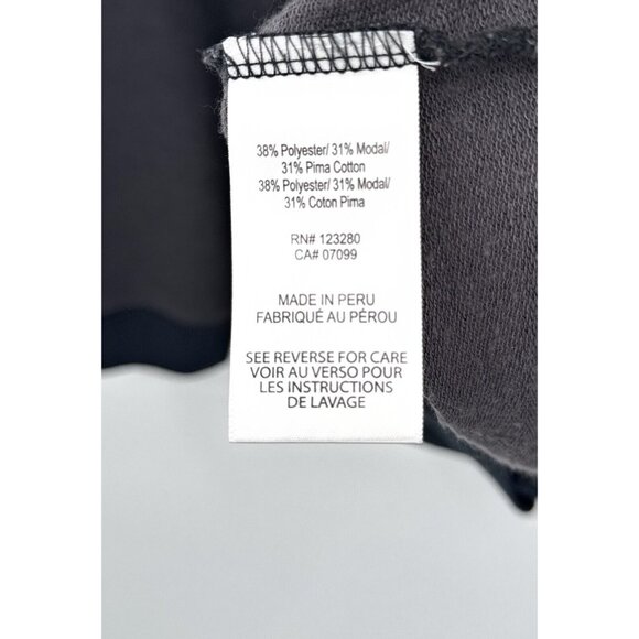 Travis Mathew Sweatshirt Mens Large Gray Black Pullover Crew Neck Long Sleeve - Picture 3 of 5